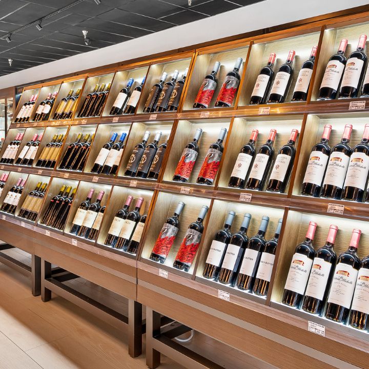 Premium wine display at Ormond Liquor – perfect for your next dinner party